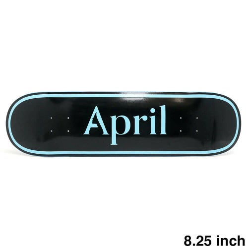APRIL DECK エイプリル デッキ TEAM OG LOGO BLUE BLACK 8.25 スケートボード スケボー 1