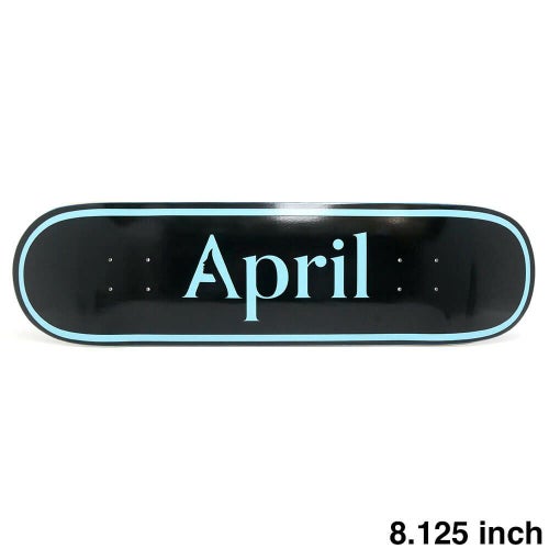 APRIL DECK エイプリル デッキ TEAM OG LOGO BLUE BLACK 8.125 スケートボード スケボー 1