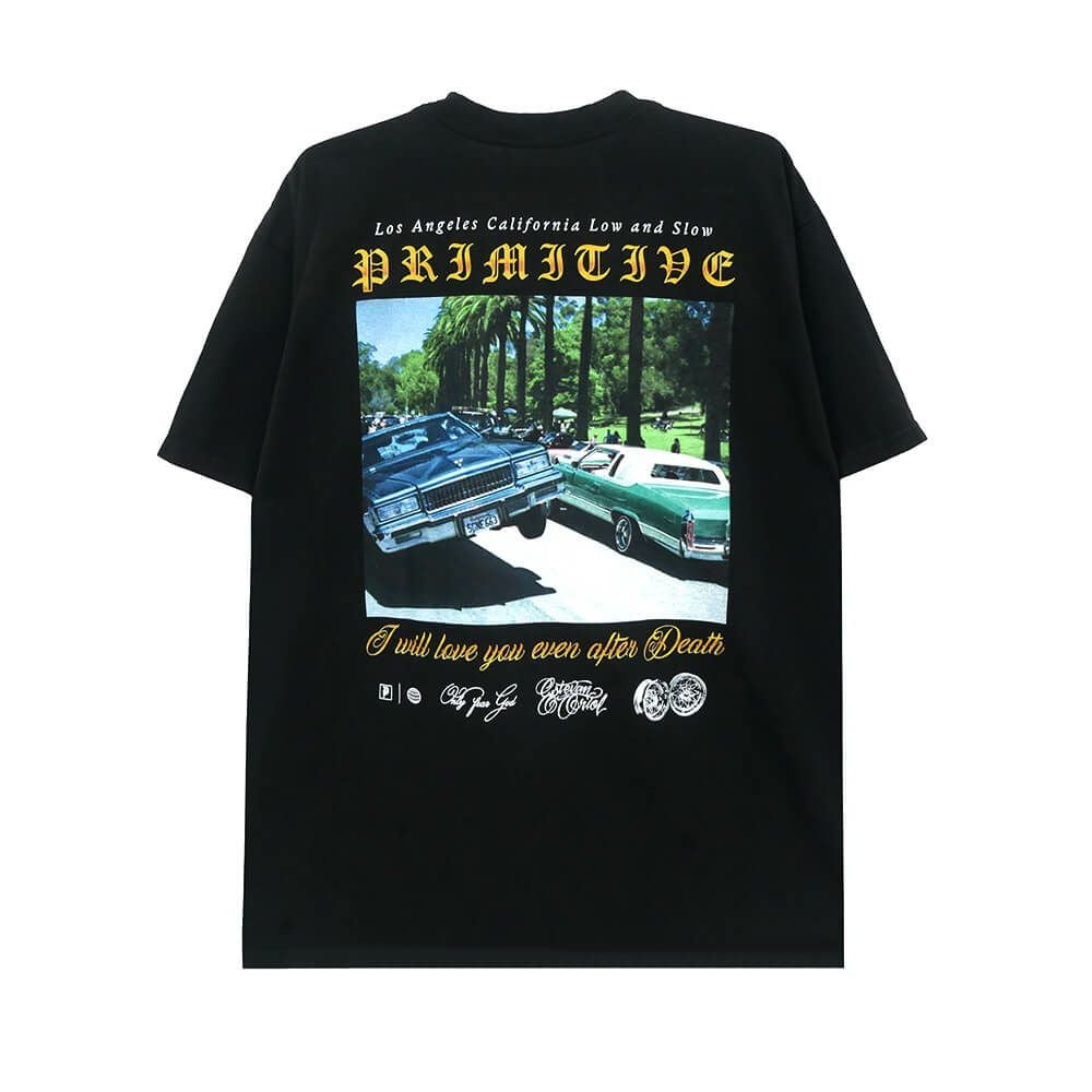 PRIMITIVE T-SHIRT プリミティブ Tシャツ LOW AND SLOW HW BLACK