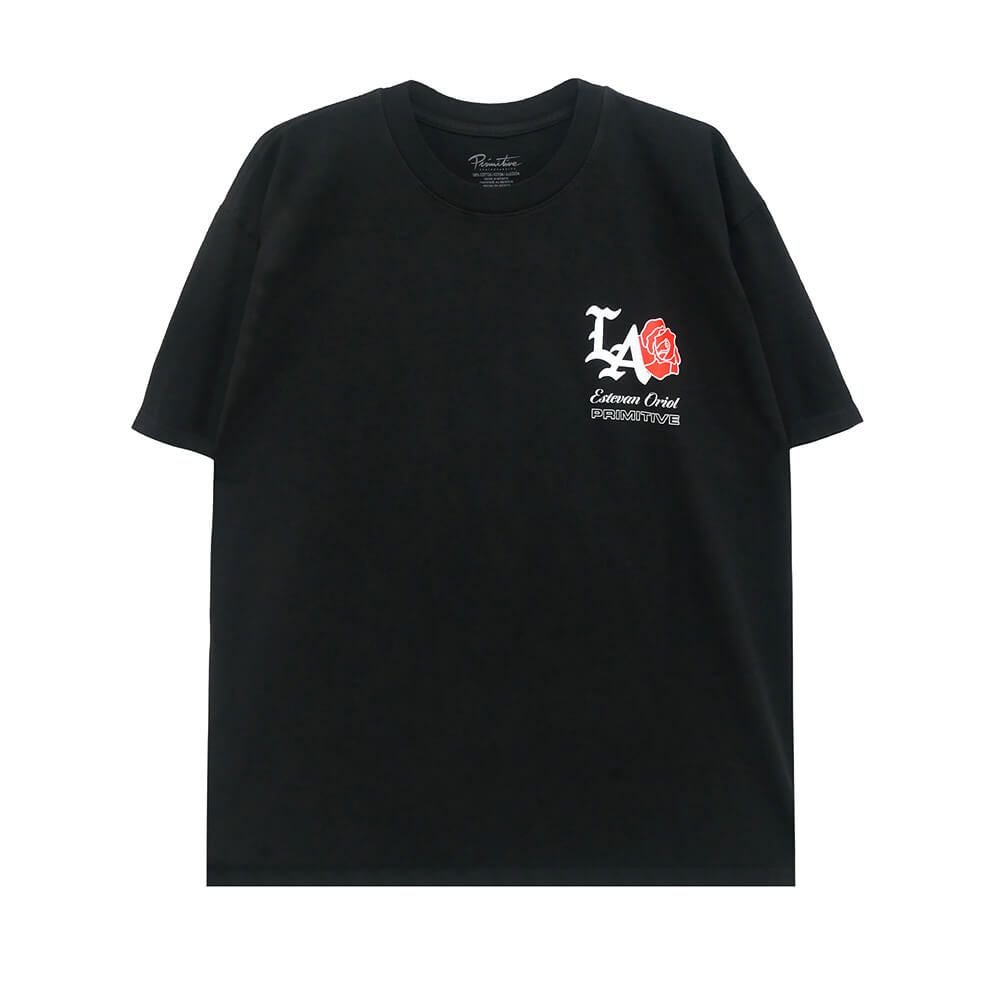 PRIMITIVE T-SHIRT プリミティブ Tシャツ CITY OF LOS ANGELES HW BLACK スケートボード スケボー 1