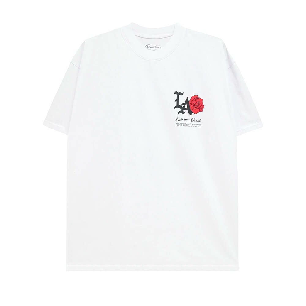 PRIMITIVE T-SHIRT プリミティブ Tシャツ CITY OF LOS ANGELES HW WHITE スケートボード スケボー 1