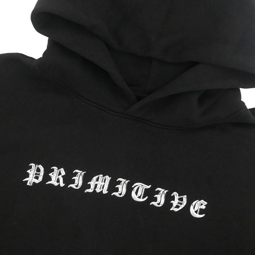 PRIMITIVE HOOD プリミティブ パーカー BROADCAST BLACK スケートボード スケボー 2