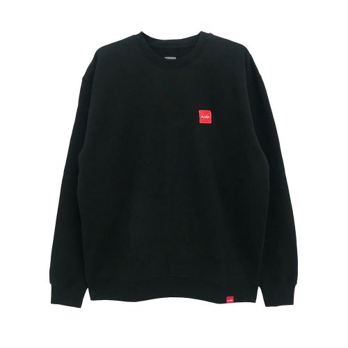 CHOCOLATE CREW SWEAT チョコレート トレーナー SQUARE LABEL BLACK スケートボード スケボー 