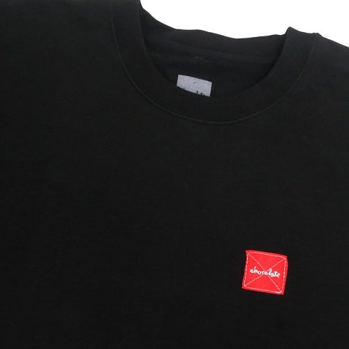 CHOCOLATE CREW SWEAT チョコレート トレーナー SQUARE LABEL BLACK スケートボード スケボー 1