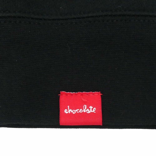 CHOCOLATE CREW SWEAT チョコレート トレーナー SQUARE LABEL BLACK スケートボード スケボー 3