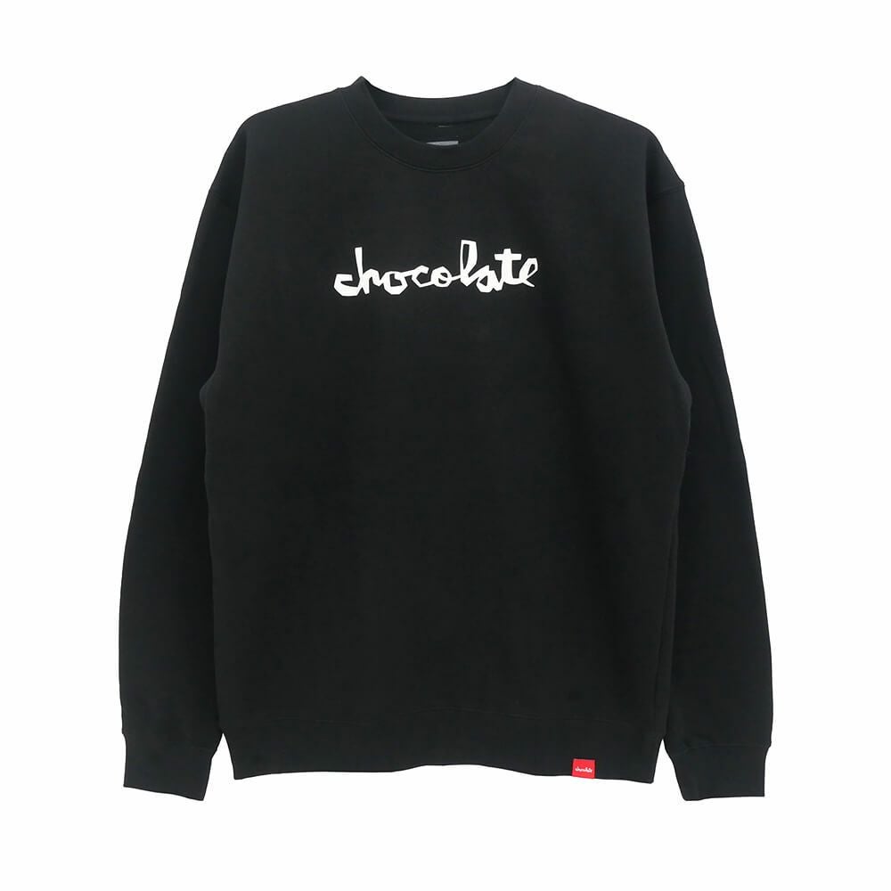 CHOCOLATE CREW SWEAT チョコレート トレーナー ORIGINAL CHUNK BLACK スケートボード スケボー 
