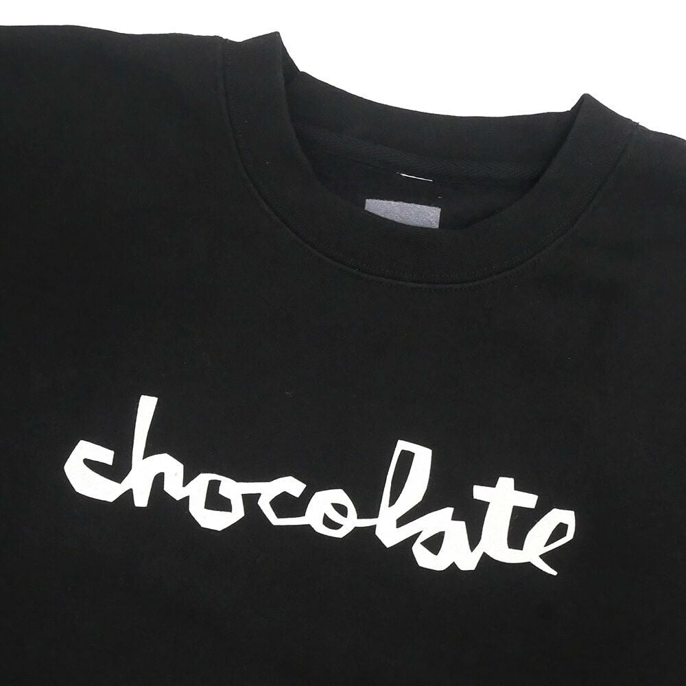 CHOCOLATE CREW SWEAT チョコレート トレーナー ORIGINAL CHUNK BLACK スケートボード スケボー 1