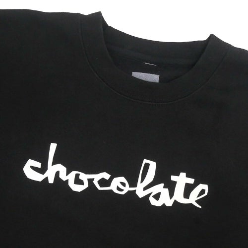 CHOCOLATE CREW SWEAT チョコレート トレーナー ORIGINAL CHUNK BLACK スケートボード スケボー 1