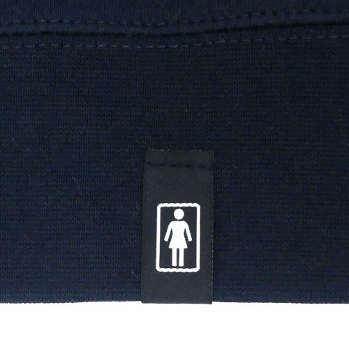 GIRL CREW SWEAT ガール トレーナー OG NATURALS EMB NAVY スケートボード スケボー 3