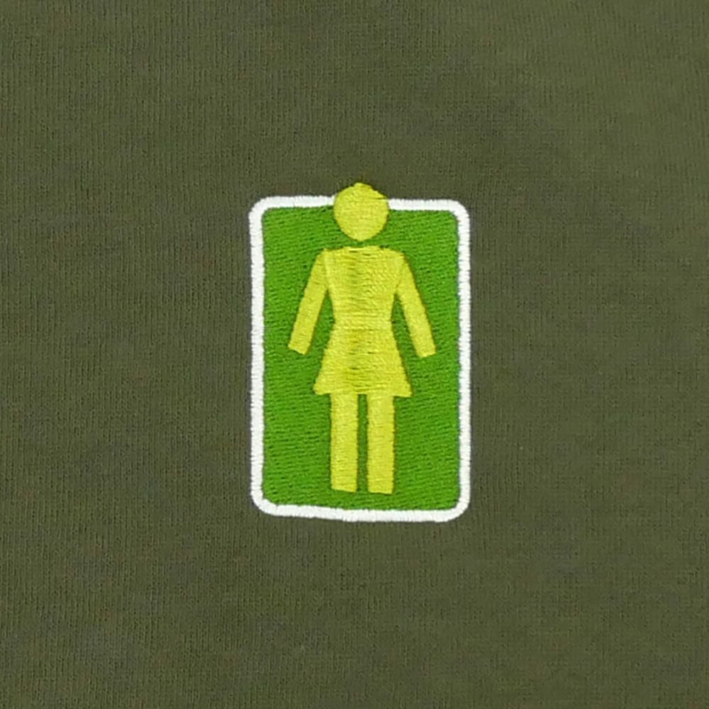 GIRL CREW SWEAT ガール トレーナー 93 TIL LOVERS OG OLIVE スケートボード スケボー 2