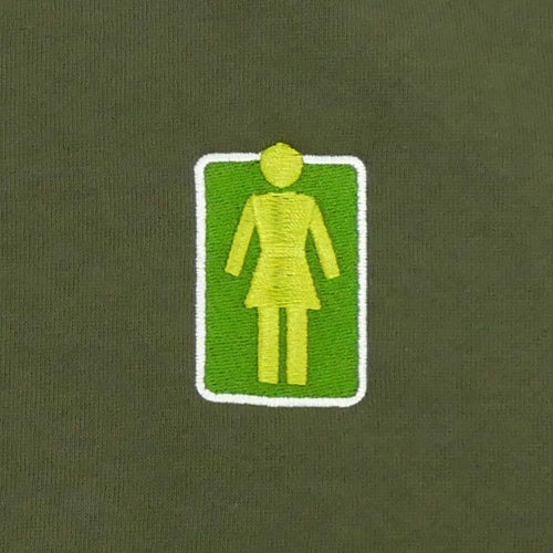 GIRL CREW SWEAT ガール トレーナー 93 TIL LOVERS OG OLIVE スケートボード スケボー 2