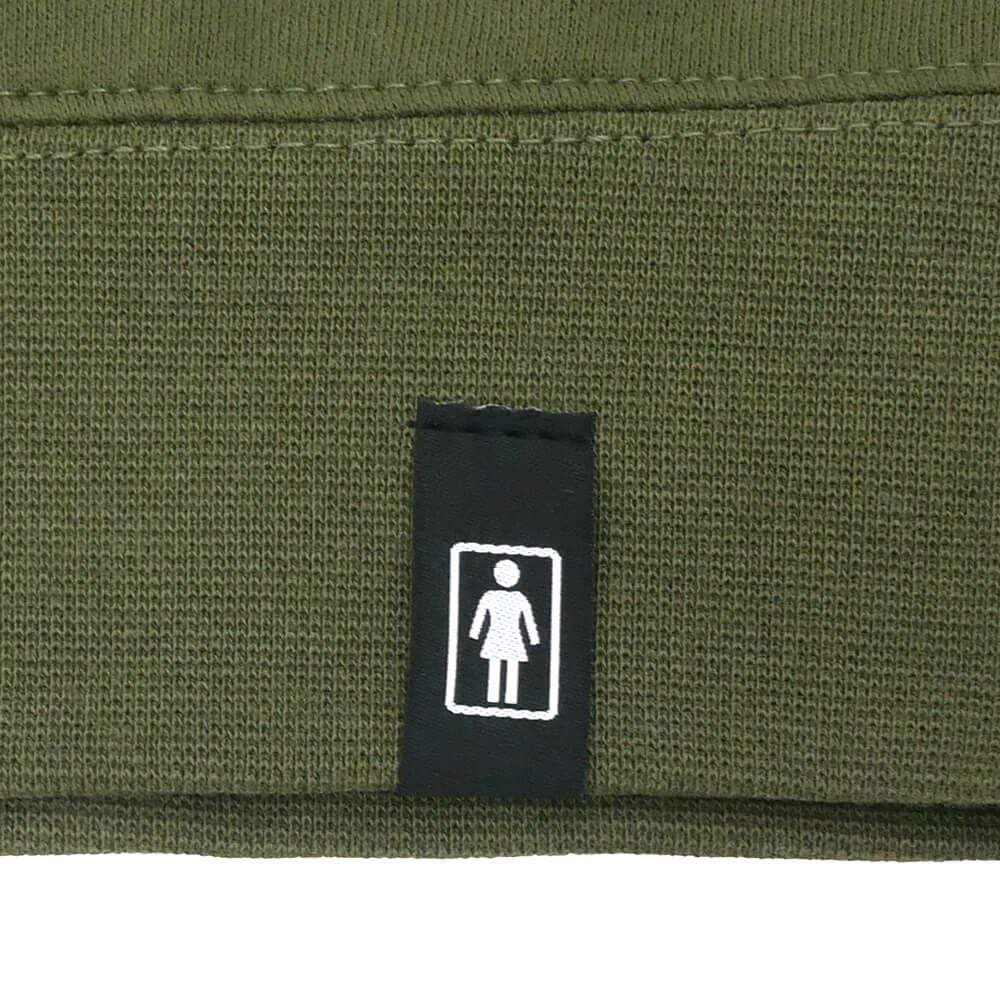 GIRL CREW SWEAT ガール トレーナー 93 TIL LOVERS OG OLIVE スケートボード スケボー 3