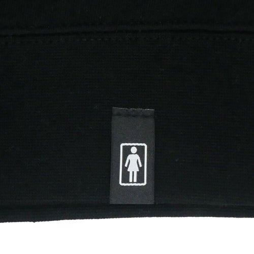 GIRL CREW SWEAT ガール トレーナー 93 TIL LOVERS OG BLACK スケートボード スケボー 3