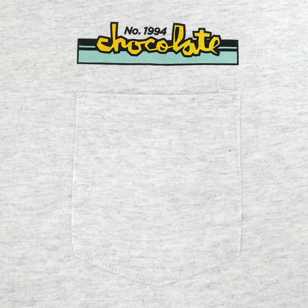 （アウトレット価格 6,380円 → 4,990円）CHOCOLATE T-SHIRT チョコレート Tシャツ CREAT & STREET GREY サイズが小さい（Lサイズ規格） スケートボード スケボー 3