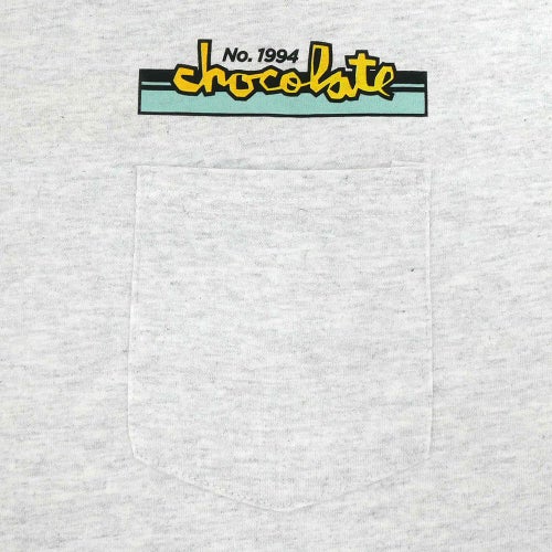 （アウトレット価格 6,380円 → 4,990円）CHOCOLATE T-SHIRT チョコレート Tシャツ CREAT & STREET GREY サイズが小さい（Lサイズ規格） スケートボード スケボー 3