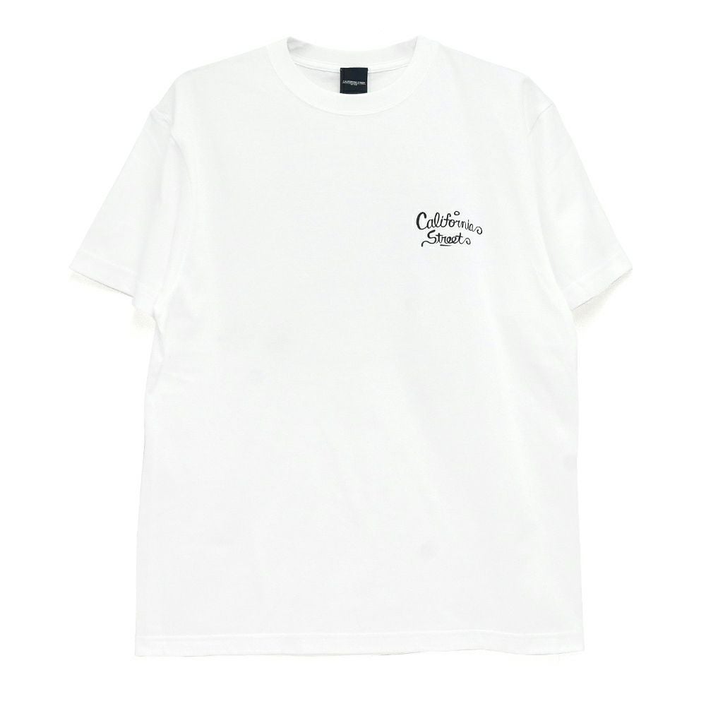 CALIFORNIA STREET T-SHIRT カリフォルニアストリート Tシャツ HUNTING by ESOW WHITE スケートボード スケボー 01