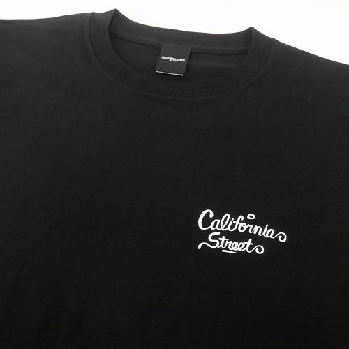 CALIFORNIA STREET T-SHIRT カリフォルニアストリート Tシャツ HUNTING by ESOW BLACK スケートボード スケボー 03
