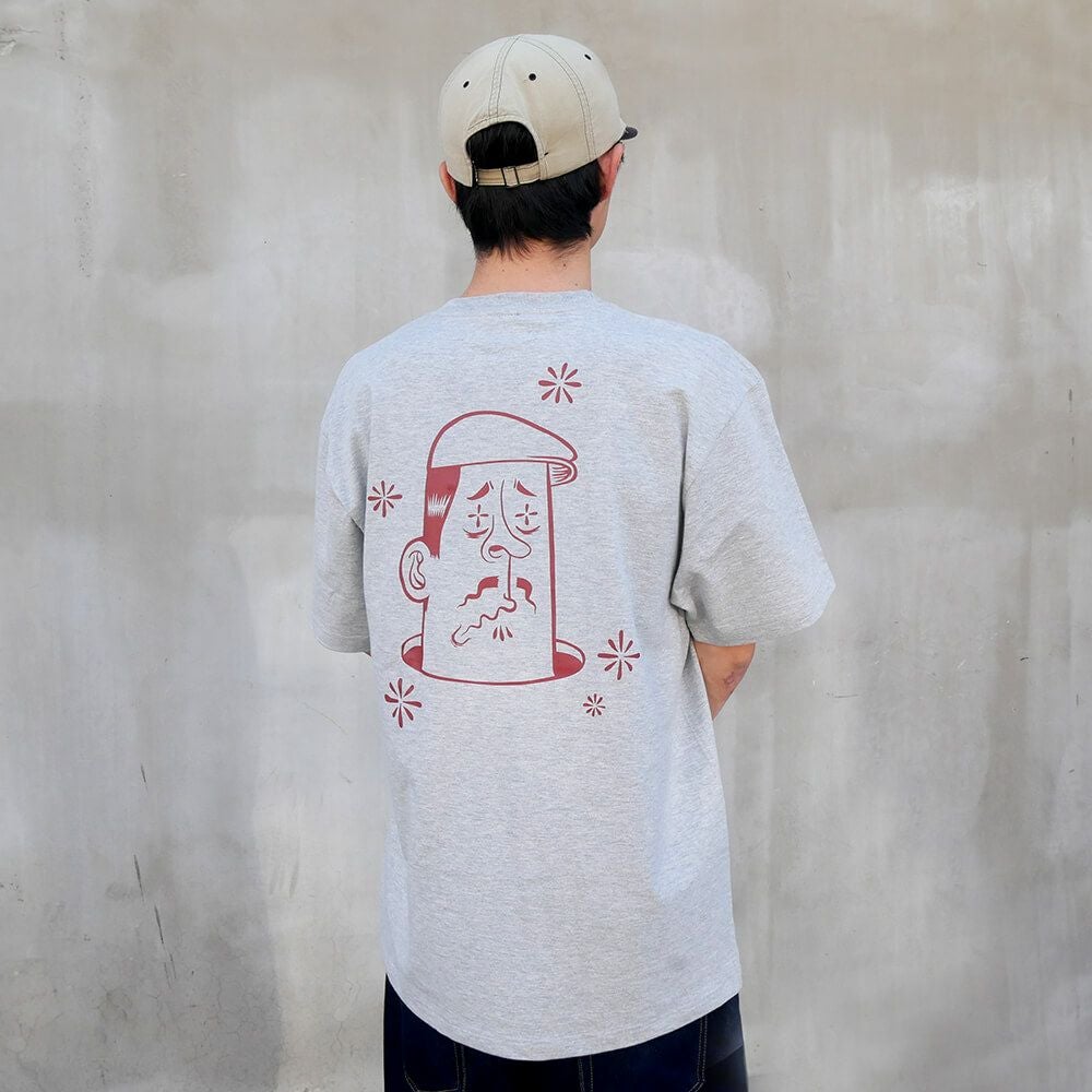 CALIFORNIA STREET T-SHIRT カリフォルニアストリート Tシャツ HUNTING by ESOW GREY スケートボード スケボー 04