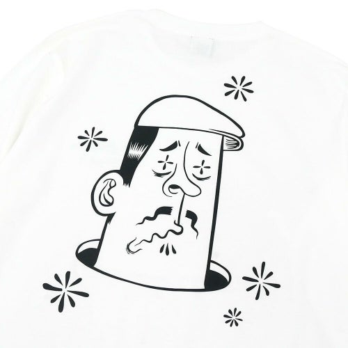 CALIFORNIA STREET LONG SLEEVE カリフォルニアストリート ロングスリーブTシャツ HUNTING by ESOW WHITE スケートボード スケボー 02