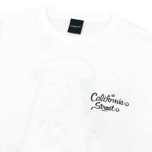 CALIFORNIA STREET LONG SLEEVE カリフォルニアストリート ロングスリーブTシャツ HUNTING by ESOW WHITE スケートボード スケボー 03