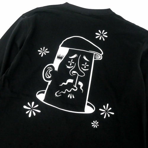 CALIFORNIA STREET LONG SLEEVE カリフォルニアストリート ロングスリーブTシャツ HUNTING by ESOW BLACK スケートボード スケボー 02