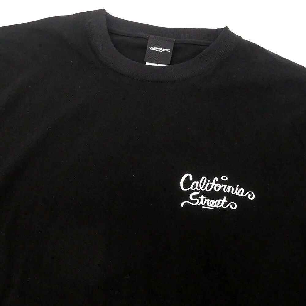 CALIFORNIA STREET LONG SLEEVE カリフォルニアストリート ロングスリーブTシャツ HUNTING by ESOW BLACK スケートボード スケボー 03