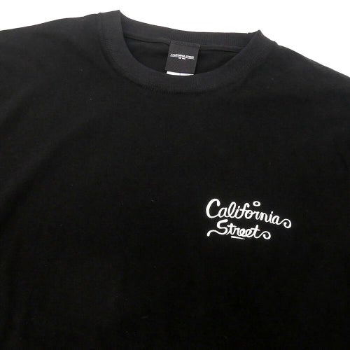 CALIFORNIA STREET LONG SLEEVE カリフォルニアストリート ロングスリーブTシャツ HUNTING by ESOW BLACK スケートボード スケボー 03
