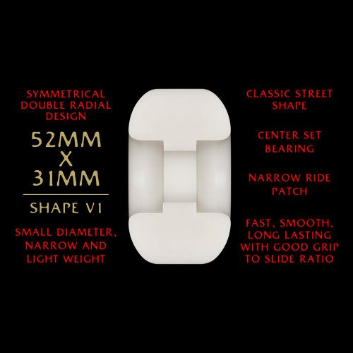 POWELL PERALTA WHEEL パウエルペラルタ ウィール DRAGON FORMULA（DF）93A V1 DRAGONS 52mm x 31mm スケートボード スケボー 3