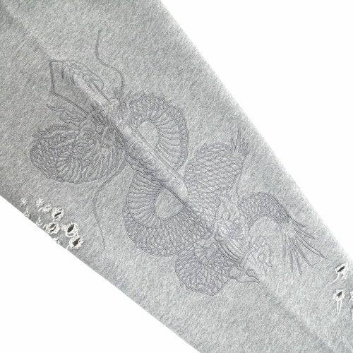 TIGHTBOOTH（TBPR） CREW SWEAT タイトブース トレーナー TBPR x DELUXE DAMAGE GREY スケートボード スケボー 2