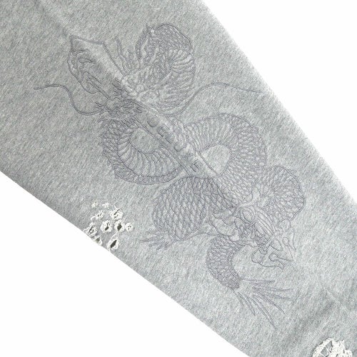 TIGHTBOOTH（TBPR） CREW SWEAT タイトブース トレーナー TBPR x DELUXE DAMAGE GREY スケートボード スケボー 3