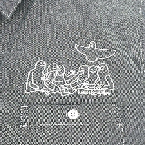 ADIDAS SKATEBOARDING LONG SLEEVE アディダススケートボーディング 長袖シャツ GONZALES BUTTON UP AURORA IVY スケートボード スケボー 2