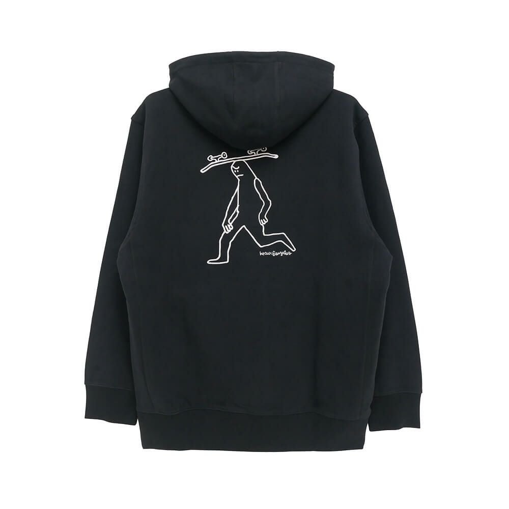 ADIDAS SKATEBOARDING HOOD アディダススケートボーディング パーカー GONZALES SKATEHEAD BLACK スケートボード スケボー 