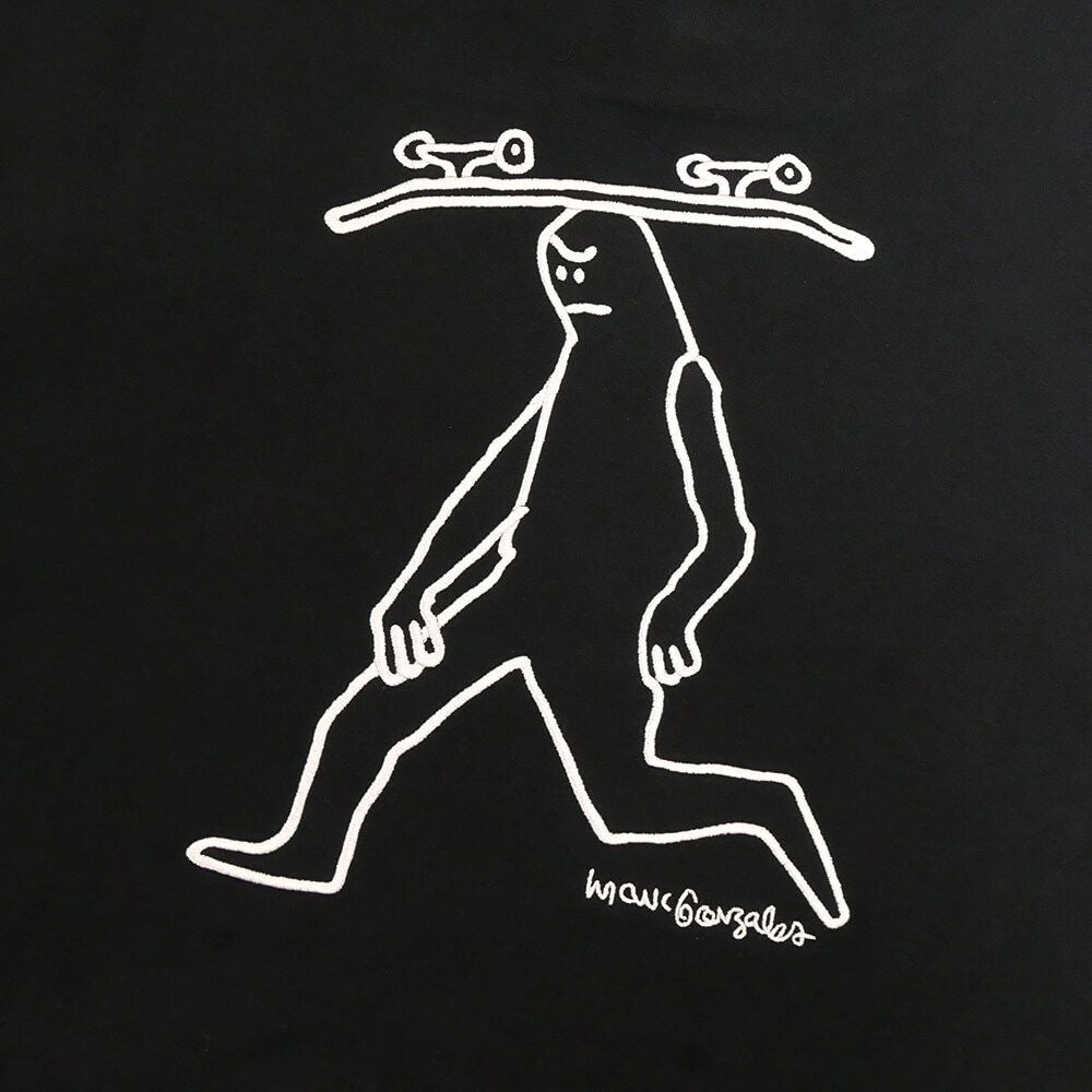 ADIDAS SKATEBOARDING HOOD アディダススケートボーディング パーカー GONZALES SKATEHEAD BLACK スケートボード スケボー ６