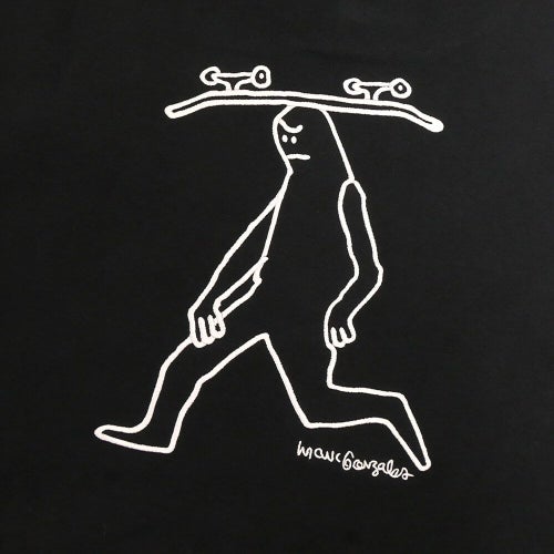 ADIDAS SKATEBOARDING HOOD アディダススケートボーディング パーカー GONZALES SKATEHEAD BLACK スケートボード スケボー ６