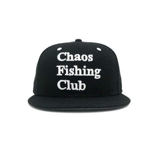 CHAOS FISHING CLUB CAP カオスフィッシングクラブ キャップ LOGO (NEW ERA) BLACK スケートボード スケボー 1