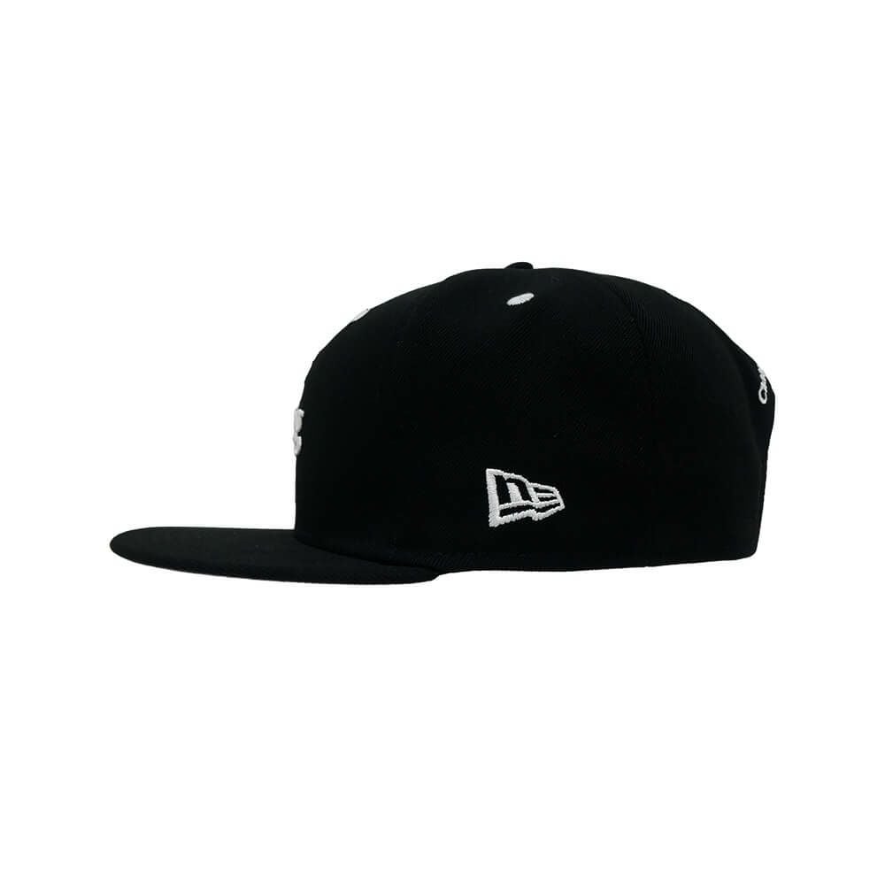 CHAOS FISHING CLUB CAP カオスフィッシングクラブ キャップ LOGO (NEW ERA) BLACK スケートボード スケボー 2