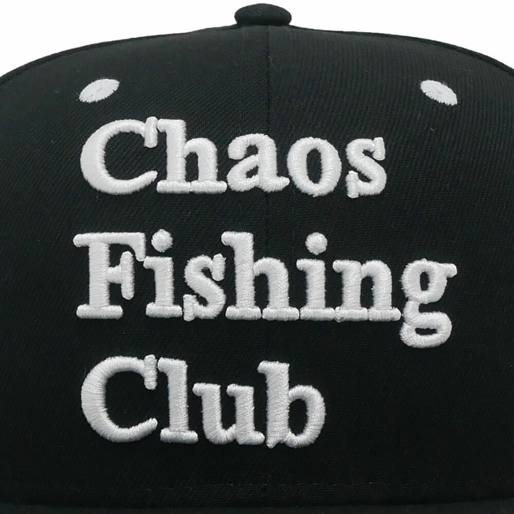 CHAOS FISHING CLUB CAP カオスフィッシングクラブ キャップ LOGO (NEW ERA) BLACK スケートボード スケボー 7