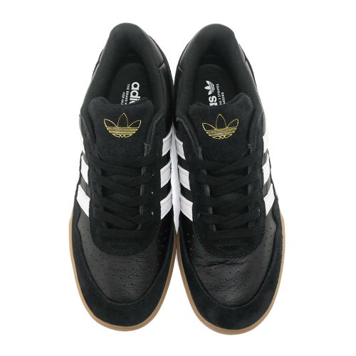 ADIDAS SKATEBOARDING SHOES アディダススケートボーディング シューズ スニーカー TYSHAWN II BLACK/WHITE/GUM HQ4734 スケートボード スケボー 2