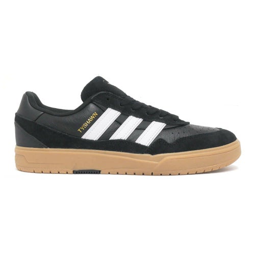 ADIDAS SKATEBOARDING SHOES アディダススケートボーディング シューズ スニーカー TYSHAWN II BLACK/WHITE/GUM HQ4734 スケートボード スケボー 4