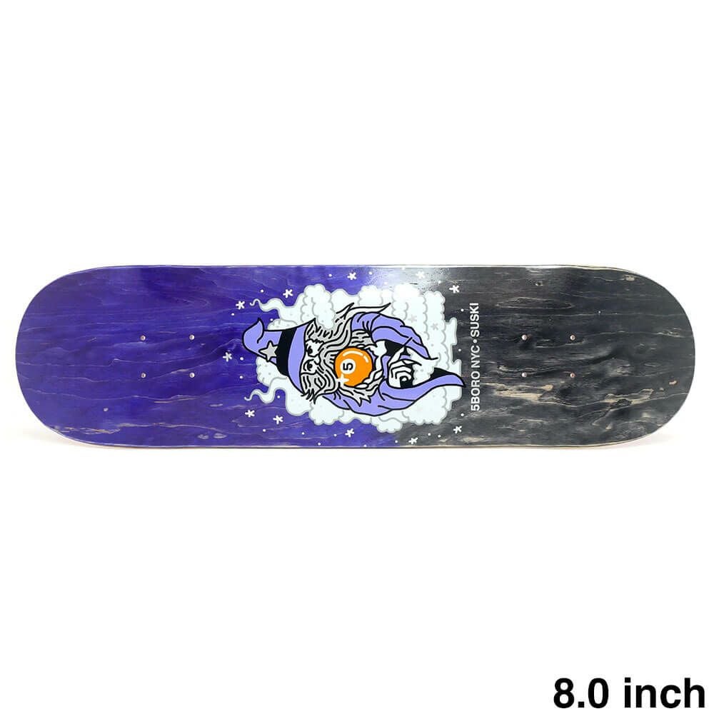 5BORO DECK ファイブボロ デッキ AARON SUSKI 5BALL WIZARD 8.0 スケートボード スケボー 1