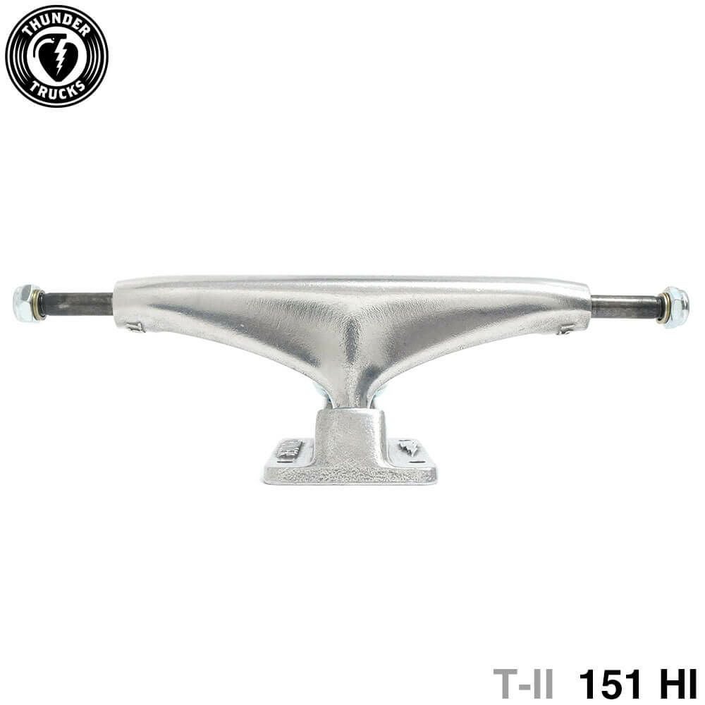 THUNDER TRUCK サンダー トラック T-II 151 HI シルバー スケートボード スケボー 1