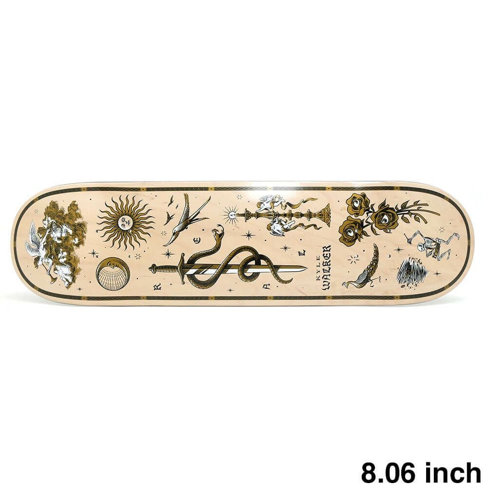 REAL DECK リアル デッキ KYLE WALKER ENGRAVED 8.06 スケートボード