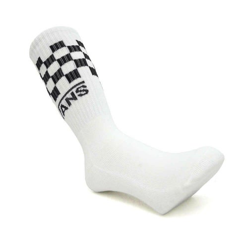  VANS SOCKS バンズ ソックス 靴下 CLASSIC CHECK CREW 3 PACK 白（US企画） スケートボード スケボー 1
