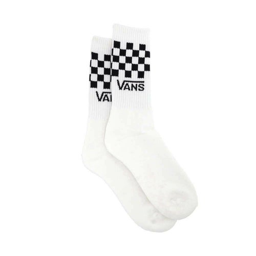  VANS SOCKS バンズ ソックス 靴下 CLASSIC CHECK CREW 3 PACK 白（US企画） スケートボード スケボー 4