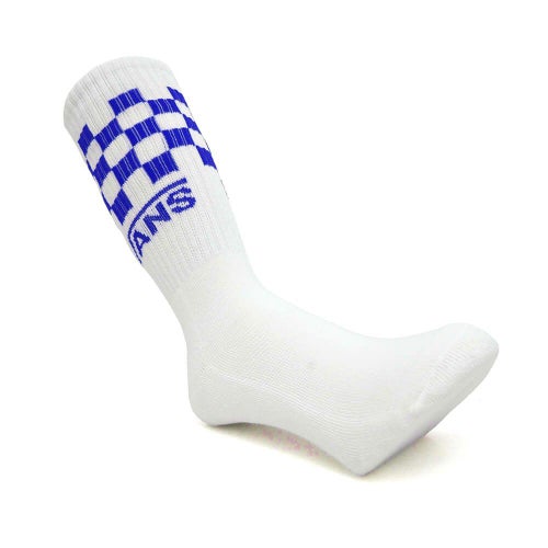  VANS SOCKS バンズ ソックス 靴下 CLASSIC CHECK CREW 3 PACK 白（US企画） スケートボード スケボー 5