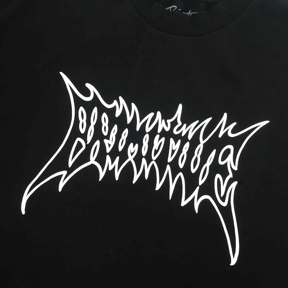 PRIMITIVE T-SHIRT プリミティブ Tシャツ THREAT HW BLACK スケートボード スケボー 1