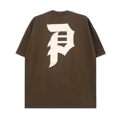 PRIMITIVE T-SHIRT プリミティブ Tシャツ DIRTY P HW BROWN スケートボード スケボー 