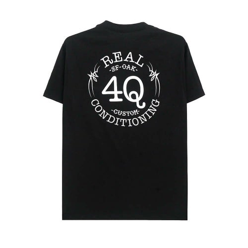 REAL T-SHIRT リアル Tシャツ 4Q BLACK スケートボード スケボー 