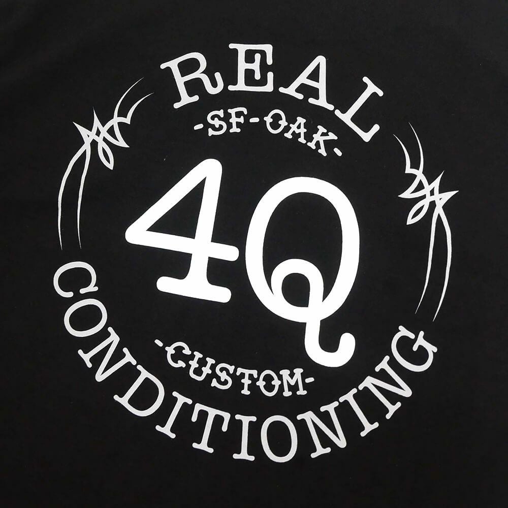 REAL T-SHIRT リアル Tシャツ 4Q BLACK スケートボード スケボー 3