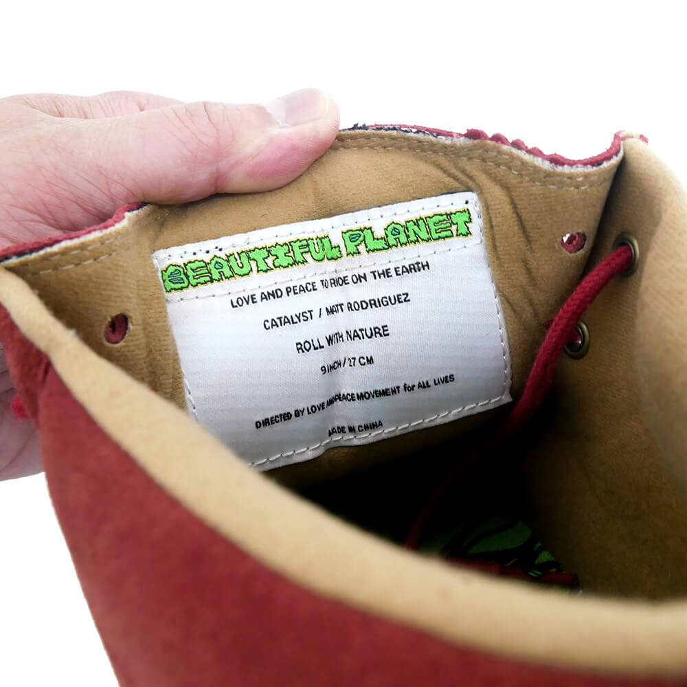 BEAUTIFUL PLANET SHOES ビューティフルプラネット シューズ スニーカー CATALYST BRICK/GUM スケートボード スケボー 08